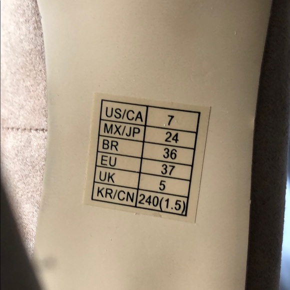 Almond Toe Suede Heels - Picture 4 of 7